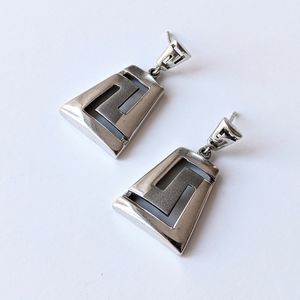 🇵🇱 Sterling Geometric Drop Earrings Made In Poland